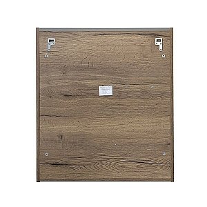 Зеркальный шкаф Comforty Никосия 00-00008851 70 дуб темный купить в интернет-магазине сантехники Sanbest