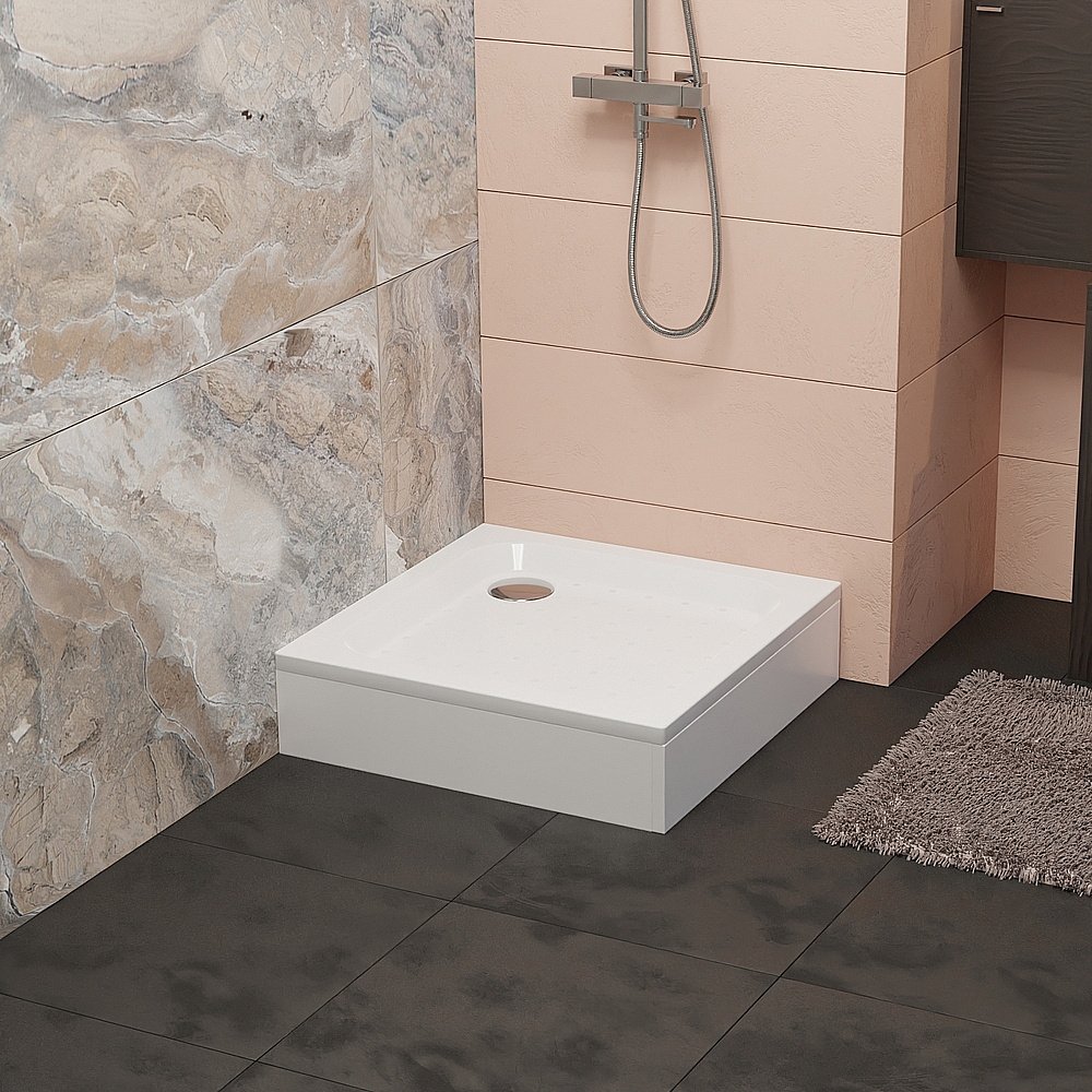 Душевой поддон RGW Acryl STYLE KV 16180100-11 100х100 белый купить в интернет-магазине Sanbest