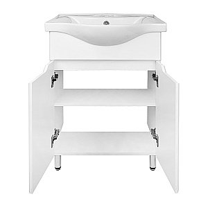 Тумба с раковиной Loranto Палермо CS00092518 50Н белая для ванной в интернет-магазине Sanbest