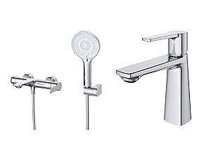 Набор смесителей Cezares LUX LUX-VD/LS-01 хром купить в интернет-магазине сантехники Sanbest