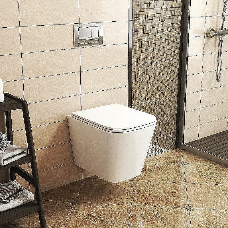 Унитаз подвесной OWL 1975 VATTER OWLT190403S белый купить в интернет-магазине Sanbest