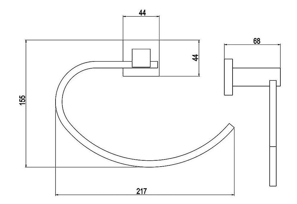 Полотенцедержатель Timo Selene 10050/00 купить в интернет-магазине сантехники Sanbest
