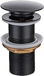 Донный клапан для раковины Allen Brau Priority 5.31024-31 черный матовый купить в интернет-магазине сантехники Sanbest