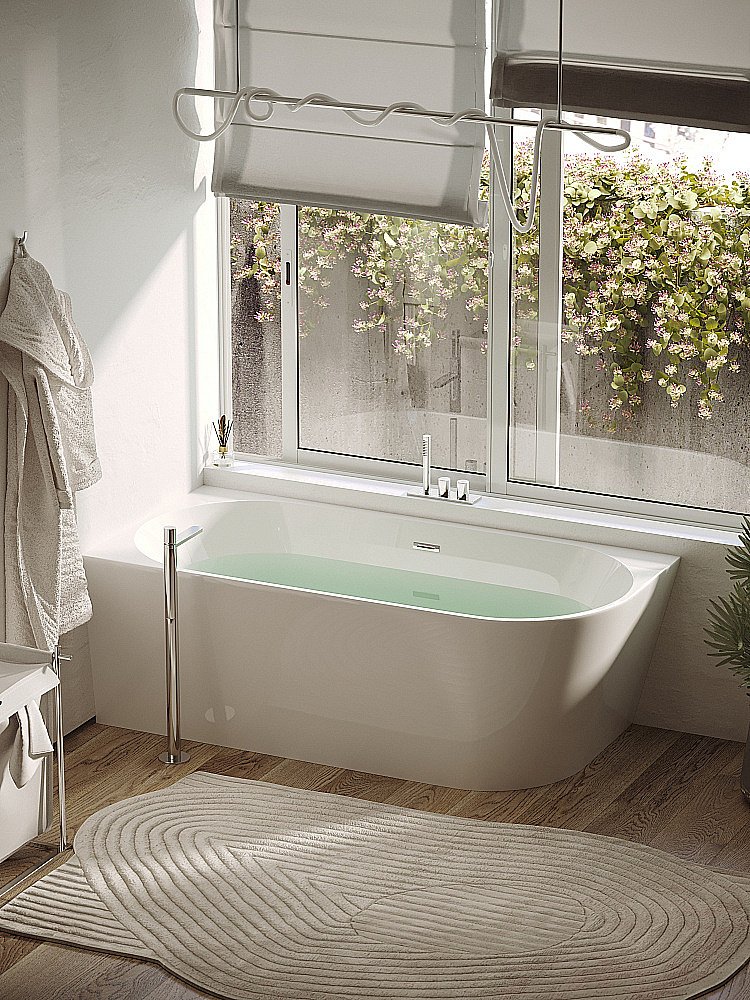 Акриловая ванна Sancos Veneto 170x80 белая купить в интернет-магазине Sanbest