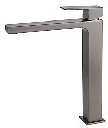 Смеситель для раковины Kaiser Cube 01311-15 вороненая сталь купить в интернет-магазине сантехники Sanbest