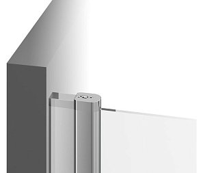 Душевая дверь Ravak Chrome CSD1 80 профиль сатин/стекло прозрачное купить в интернет-магазине Sanbest