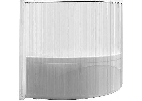 Карниз для ванны Aquanet Graciosa 150x90 хром купить в интернет-магазине сантехники Sanbest