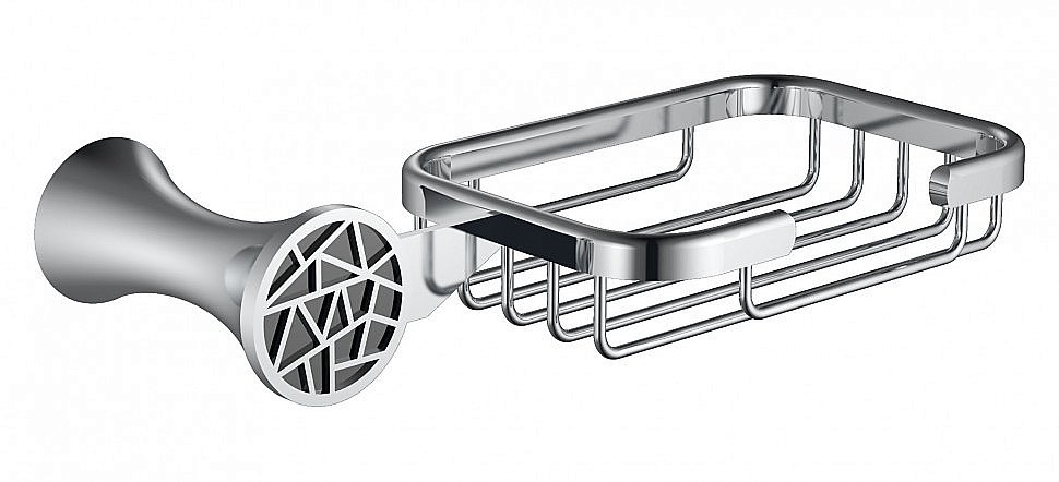 Мыльница CeramaLux Virginia 94305A хром купить в интернет-магазине сантехники Sanbest