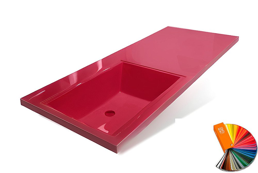 Раковина Эстет Даллас 115 любой цвет под заказ купить в интернет-магазине Sanbest