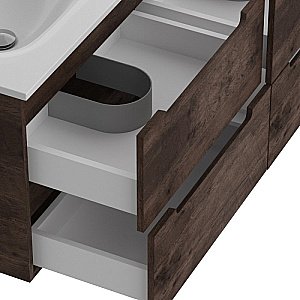 Тумба с раковиной BelBagno ETNA-1200-4C-SO-2-RW Rovere Moro для ванной в интернет-магазине Sanbest