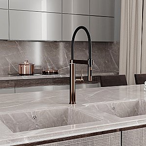 Смеситель для кухни WasserKraft A8897 сенсорный, розовое золото купить в интернет-магазине сантехники Sanbest