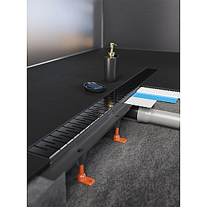 Душевой лоток Azario Medium 65 AZ-CH 650 MC черный купить в интернет-магазине Sanbest