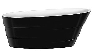Ванна акриловая Lagard Auguste lgd-agst-ba 170х75 белая,черная купить в интернет-магазине Sanbest