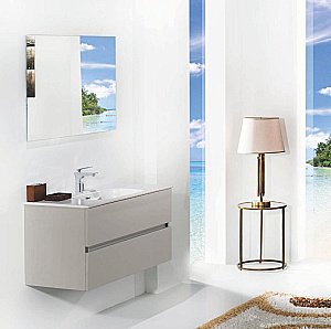 Тумба с раковиной Armadi Art Vallessi 80 кашемир для ванной в интернет-магазине Sanbest