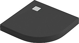 Душевой поддон Good Door Essentia R ЛП00316 80x80 черный купить в интернет-магазине Sanbest