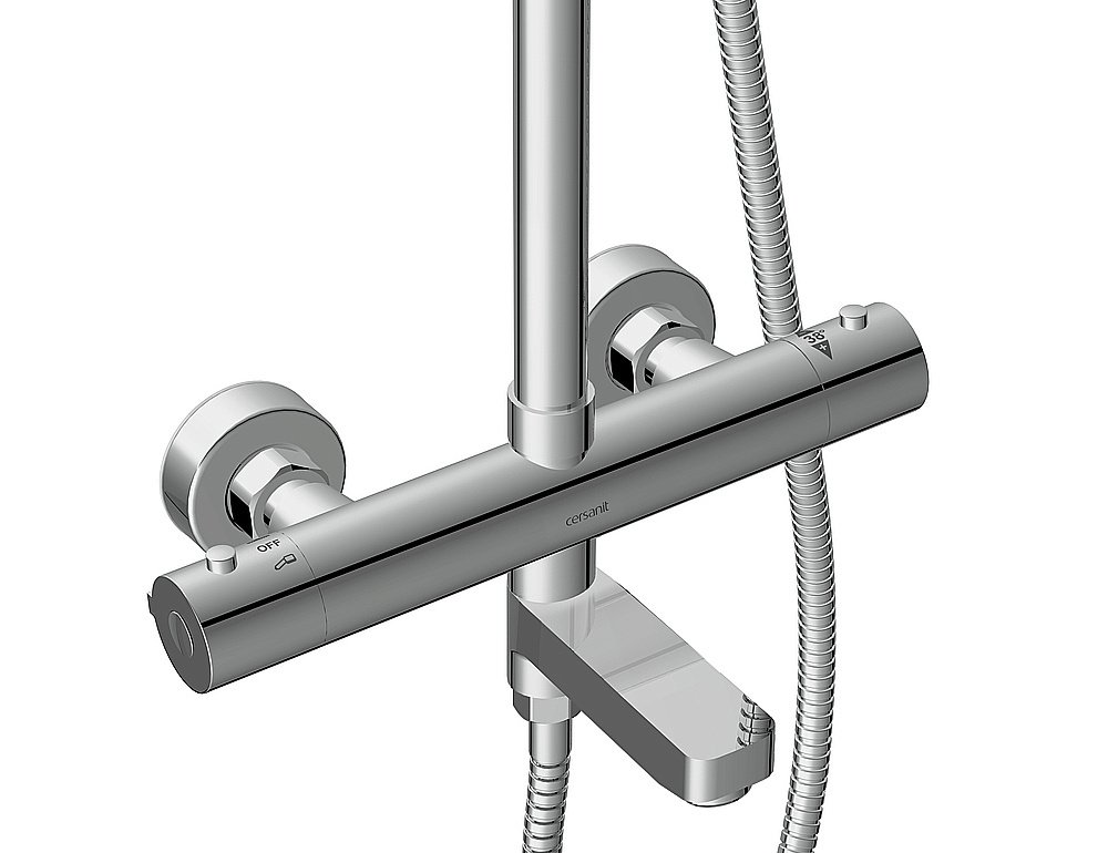 Душевая система Cersanit Vivo 64530 хром купить в интернет-магазине сантехники Sanbest