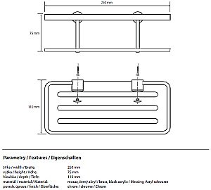 Мыльница Bemeta Cytro 146208396 купить в интернет-магазине сантехники Sanbest