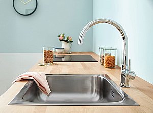 Смеситель для кухни Grohe BauClassic 31535001 хром купить в интернет-магазине сантехники Sanbest