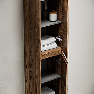 Пенал Sancos Libra Floor PLB35FECH дуб чарльстон для ванной в интернет-магазине сантехники Sanbest