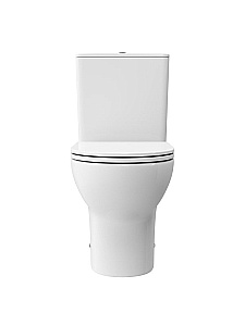 Унитаз-компакт BelBagno LOUNGE-TOR-2 BB2802CP/T-TOR/SC белый, с крышкой микролифт, с бачком, безободковый, слив-торнадо купить в интернет-магазине Sanbest
