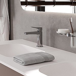 Смеситель для раковины WasserKRAFT Aula 1100 1103 хром купить в интернет-магазине сантехники Sanbest