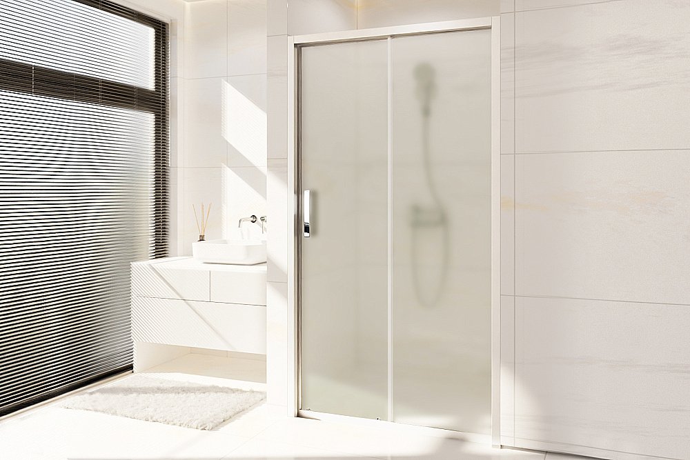 Душевая дверь Royal Bath ACCORD 125 RB HS-C-ST стекло матовое/профиль сатин купить в интернет-магазине Sanbest