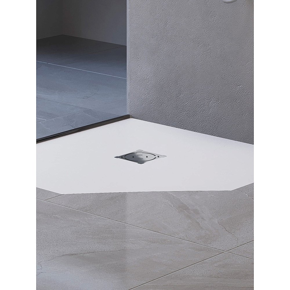 Душевой поддон RGW Stone Tray 16155099-01 90x90 белый купить в интернет-магазине Sanbest