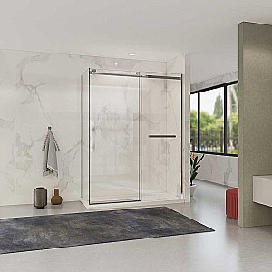 Душевой уголок Vincea Como Soft VSR-1CS1014CL 140x100 стекло прозрачное/профиль хром купить в интернет-магазине Sanbest