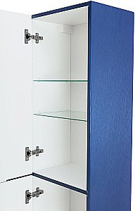 Шкаф Cezares Duet 40 DUET-1500-2A-SC-SPF-P сапфировый для ванной в интернет-магазине сантехники Sanbest