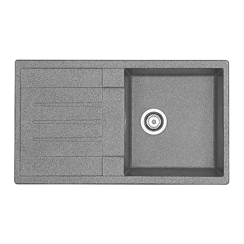 Кухонная мойка Акватон Верона 85 серый купить в интернет-магазине сантехники Sanbest