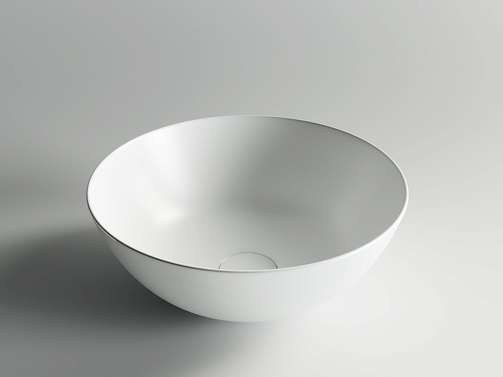 Раковина накладная Ceramica Nova Element CN6003 35 белый матовый купить в интернет-магазине Sanbest