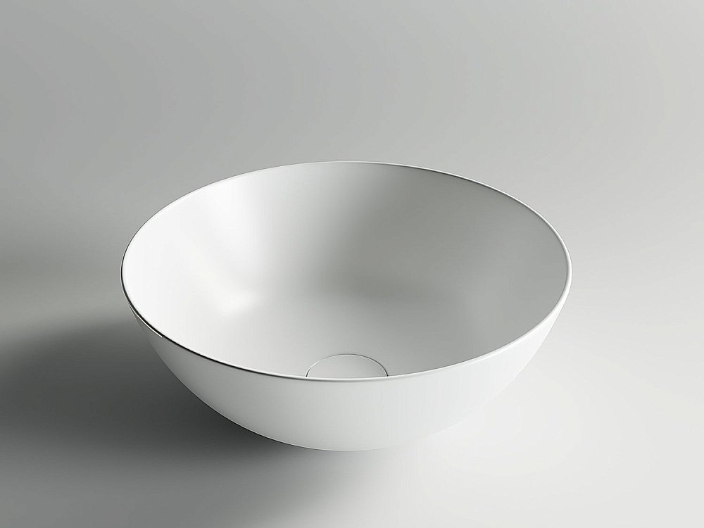 Раковина накладная Ceramica Nova Element CN6003 35 белая матовая купить в интернет-магазине Sanbest