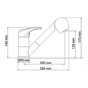Смеситель для кухни WasserKRAFT Oder 6365 купить в интернет-магазине сантехники Sanbest
