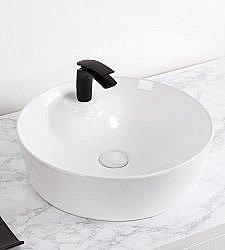 Раковина накладная Gid Esfera 44 D1306 51181 белая купить в интернет-магазине Sanbest