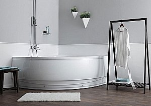 Акриловая ванна Aquanet Santiago 160 205545 с к/с купить в интернет-магазине Sanbest
