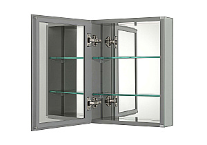 Зеркальный шкаф Aquqtek AQ7508-MC 50,8х66 хром в ванную от интернет-магазине сантехники Sanbest