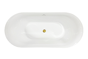 Акриловая ванна Royal Bath PAFOS RB611701GD 170х75 белый купить в интернет-магазине Sanbest