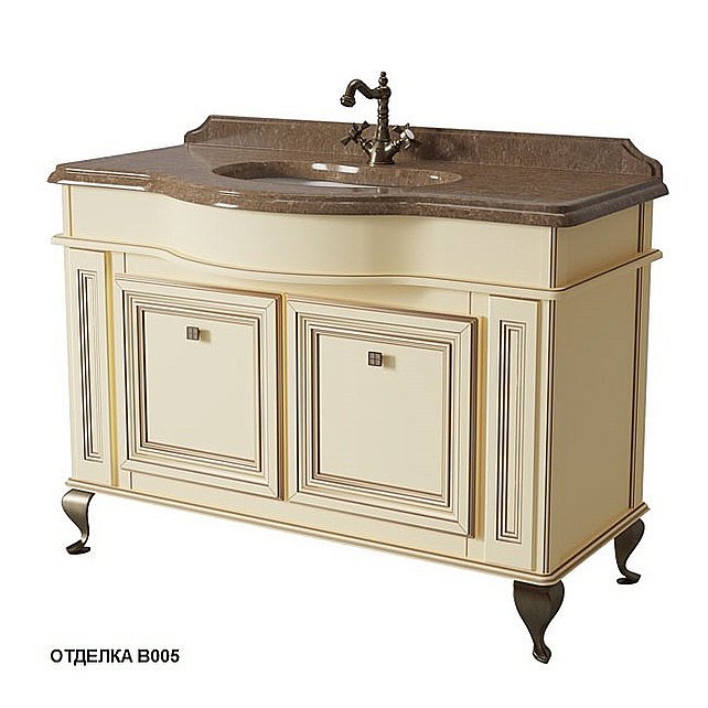 Тумба с раковиной со столешницей Caprigo Fresco 120 для ванной в интернет-магазине Sanbest