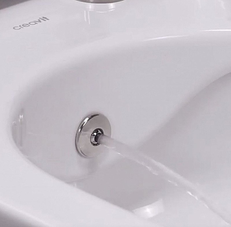 Унитаз подвесной с функцией биде CREAVIT FREE FE320-34CB00E белый купить в интернет-магазине Sanbest