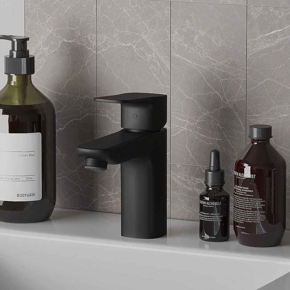 Смеситель для раковины PAINI Viva Style P4YO205 черный купить в интернет-магазине сантехники Sanbest