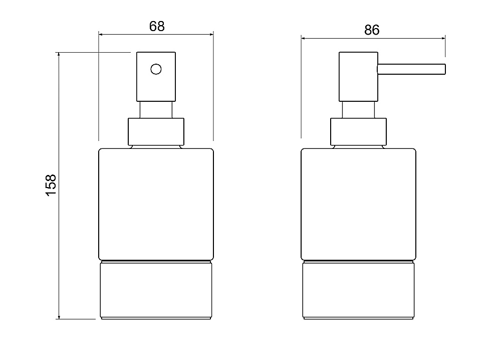 Диспенсер Aquatek Лира AQ4429CR хром купить в интернет-магазине сантехники Sanbest