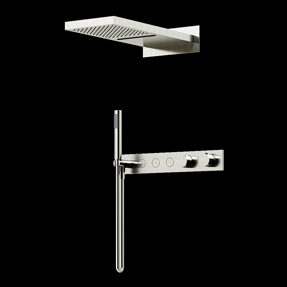 Душевая система Sancos Linn SC9023BN брашированный никель купить в интернет-магазине сантехники Sanbest