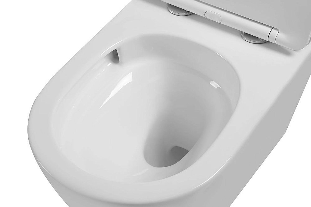 Унитаз Vincea Globo VT1-14T безободковый, смыв торнадо, с крышкой микролифт, белый купить в интернет-магазине Sanbest
