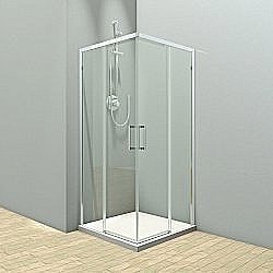 Душевой уголок Veconi Rovigo RV-47 100x100 прозрачный купить в интернет-магазине Sanbest