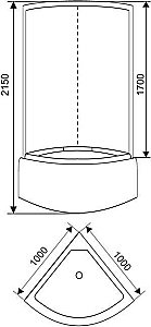 Душевая кабина ARCUS AS-113 купить в интернет-магазине Sanbest