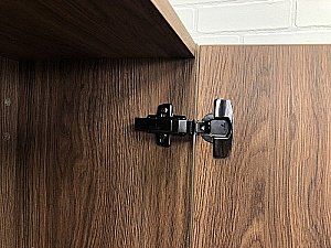 Шкаф-колонна Comforty Бордо 00-00007266 40 дуб темно-коричневый для ванной в интернет-магазине сантехники Sanbest