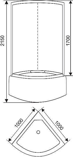 Душевая кабина ARCUS AS-113 купить в интернет-магазине Sanbest