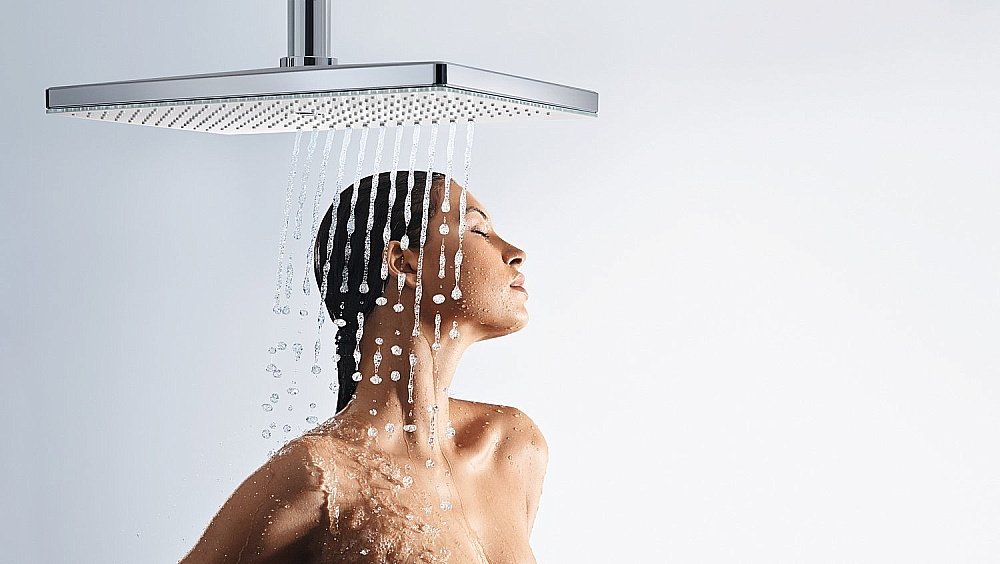 Верхний душ Hansgrohe Rainmaker Select 460 1jet Белый 24002400 купить в интернет-магазине сантехники Sanbest