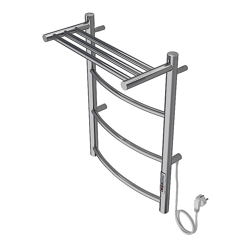 Полотенцесушитель электрический Azario VERONA П3 400х600 AZ04846P хром купить в интернет-магазине сантехники Sanbest