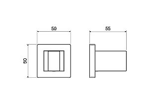 Держатель ручного душа Aquatek AQ2401CR хром купить в интернет-магазине сантехники Sanbest